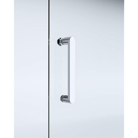 Buy Adjustable 1000x1200mm Double Sliding Door Glass Shower Screen in Chrome discounted | Products On Sale Australia