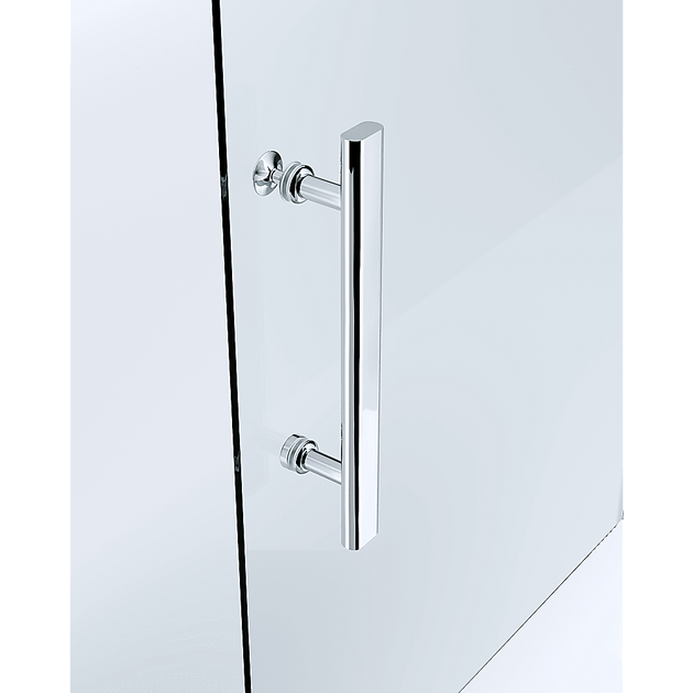 Buy Adjustable 1200x1200mm Double Sliding Door Glass Shower Screen in Chrome discounted | Products On Sale Australia