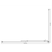 Buy Adjustable 1500x1010mm Single Door Corner Sliding Glass Shower Screen in Chrome discounted | Products On Sale Australia