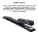 Buy A4 A3 Long Arm Personal Office Stapler 25 sheets CAP (1000 staples included) discounted | Products On Sale Australia