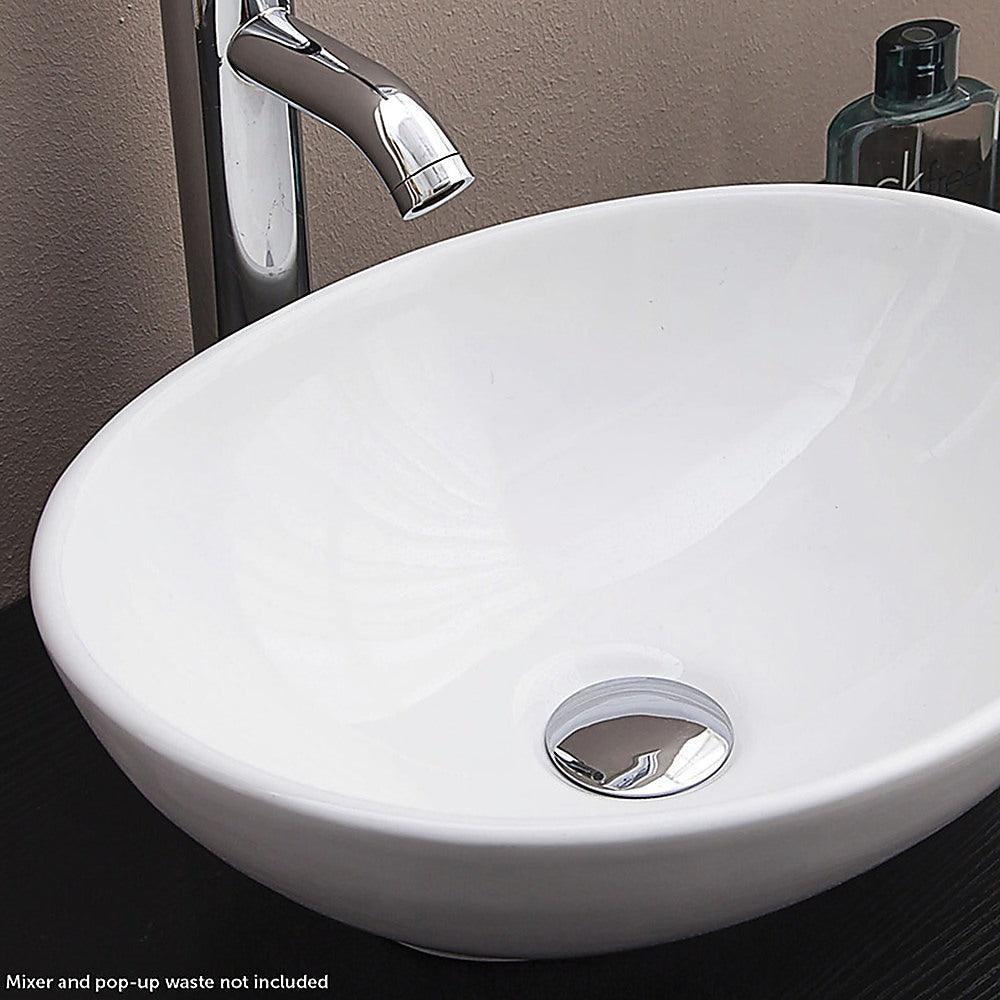 Buy Above Counter Bathroom Vanity Oval Ceramic Basin discounted | Products On Sale Australia