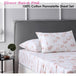 Buy Accessorize Cotton Flannelette Sheet Set Flower Bunch Pink King discounted | Products On Sale Australia