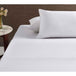 Buy Accessorize White Piped Hotel Deluxe Cotton Sheet Set Queen discounted | Products On Sale Australia