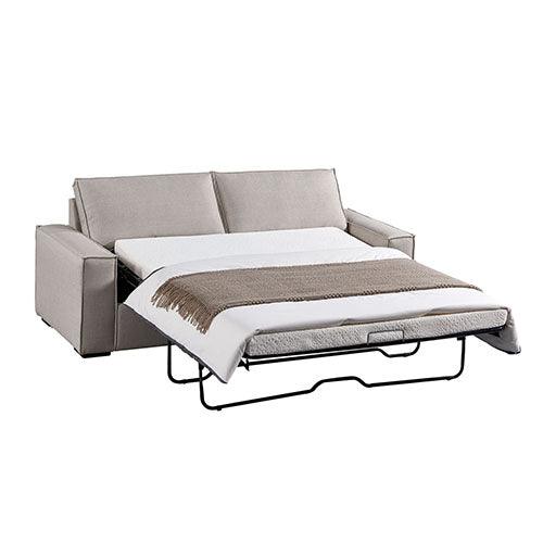 Buy Ada Multifunctional 3 Seater Sofa Bed Fabric Upholstery Wooden Structure discounted | Products On Sale Australia