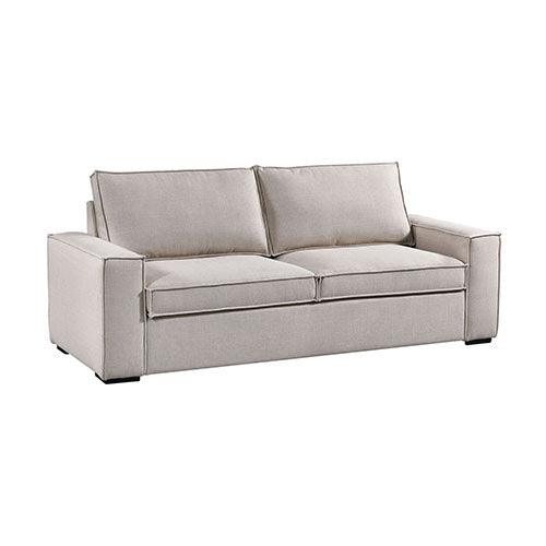 Buy Ada Multifunctional 3 Seater Sofa Bed Fabric Upholstery Wooden Structure discounted | Products On Sale Australia