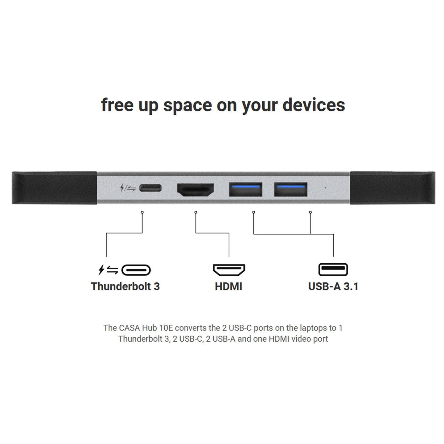 Buy Adam Elements CASA HUB 10E SUPER DOCK USB-C TB3 8K HDMI Macbook Laptop discounted | Products On Sale Australia