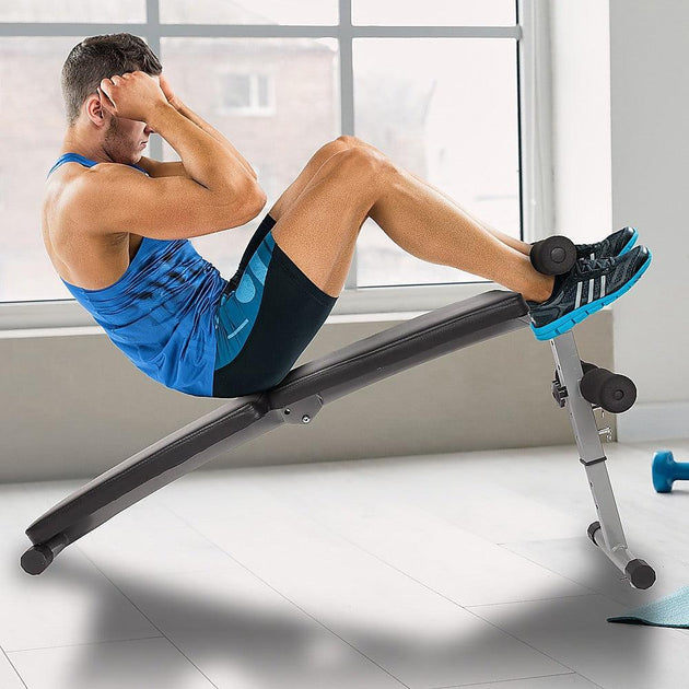 Buy Adjustable Abdominal Crunch Sit Up Bench discounted | Products On Sale Australia