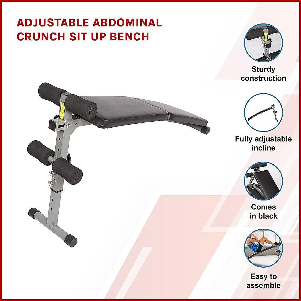 Buy Adjustable Abdominal Crunch Sit Up Bench discounted | Products On Sale Australia