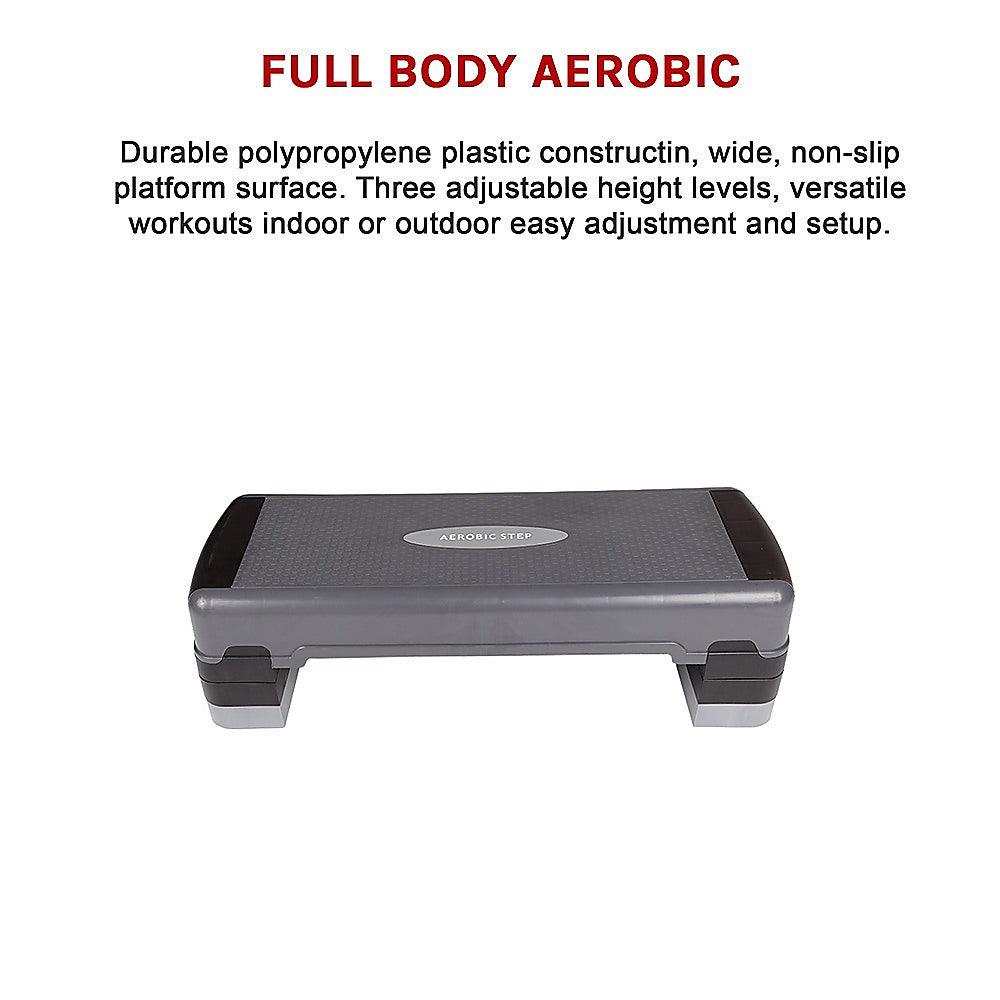 Buy Adjustable Aerobic Step Gym Exercise Fitness Workout discounted | Products On Sale Australia