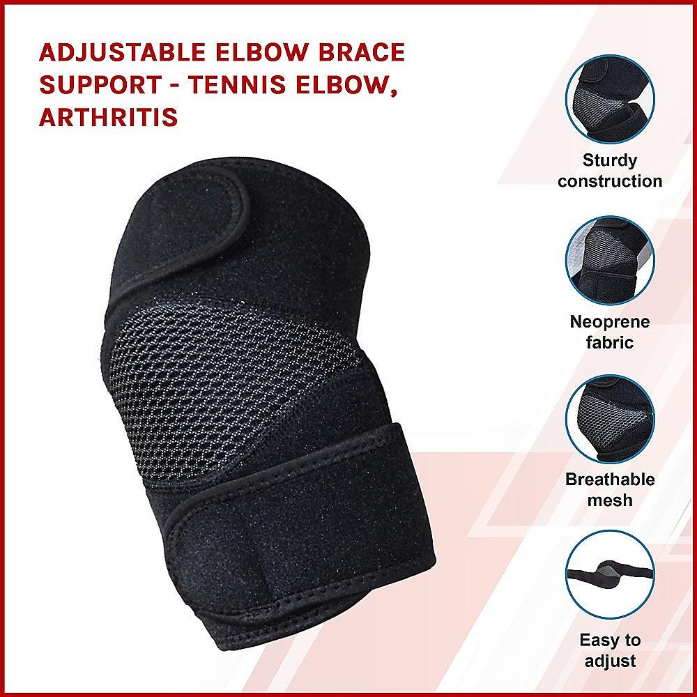 Buy Adjustable Elbow Brace Support - Tennis Elbow, Arthritis discounted | Products On Sale Australia