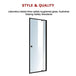 Buy Adjustable Semi Frameless Shower Screen (74~82) x 195cm Australian Safety Glass discounted | Products On Sale Australia