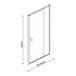 Buy Adjustable Semi Frameless Shower Screen (82~90) x 195cm Australian Safety Glass discounted | Products On Sale Australia