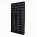 Buy Adjustable Shelves CD DVD Bluray Media Book Storage Cupboard BLACK discounted | Products On Sale Australia