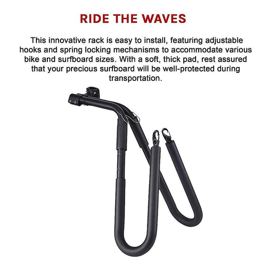 Buy Adjustable Surfboard Skimboard Bicycle Bike Rack Carrier discounted | Products On Sale Australia