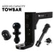 Buy Adjustable Tow Bar Hitch Black Towbar Ball discounted | Products On Sale Australia