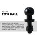 Buy Adjustable Tow Bar Hitch Black Towbar Ball discounted | Products On Sale Australia