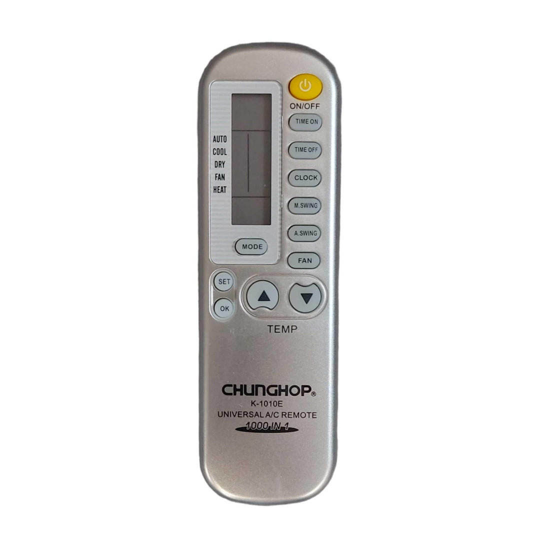 Buy Air Conditioner AC Remote Control Silver - For CHANGFENG CHANGFU CHANGHONG discounted | Products On Sale Australia