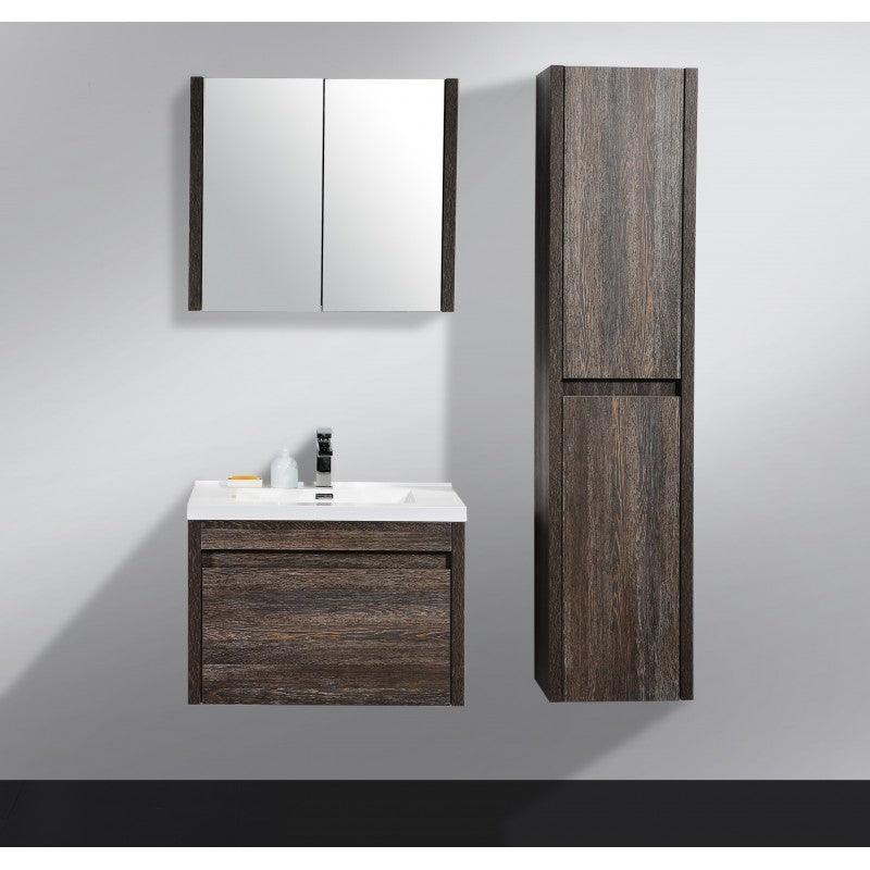 Buy Alexandra wall hung bathroom vanity in Silver Oak discounted | Products On Sale Australia