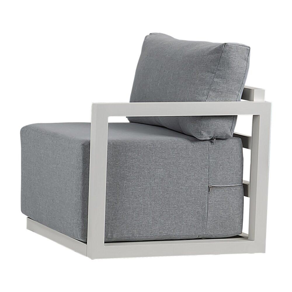 Buy Alfresco Contemporary All-Weather Lounge Set – Charcoal Grey discounted | Products On Sale Australia