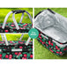 Buy Alfresco Picnic Basket Folding Bag Hamper Insulated Storage Food Cover discounted | Products On Sale Australia