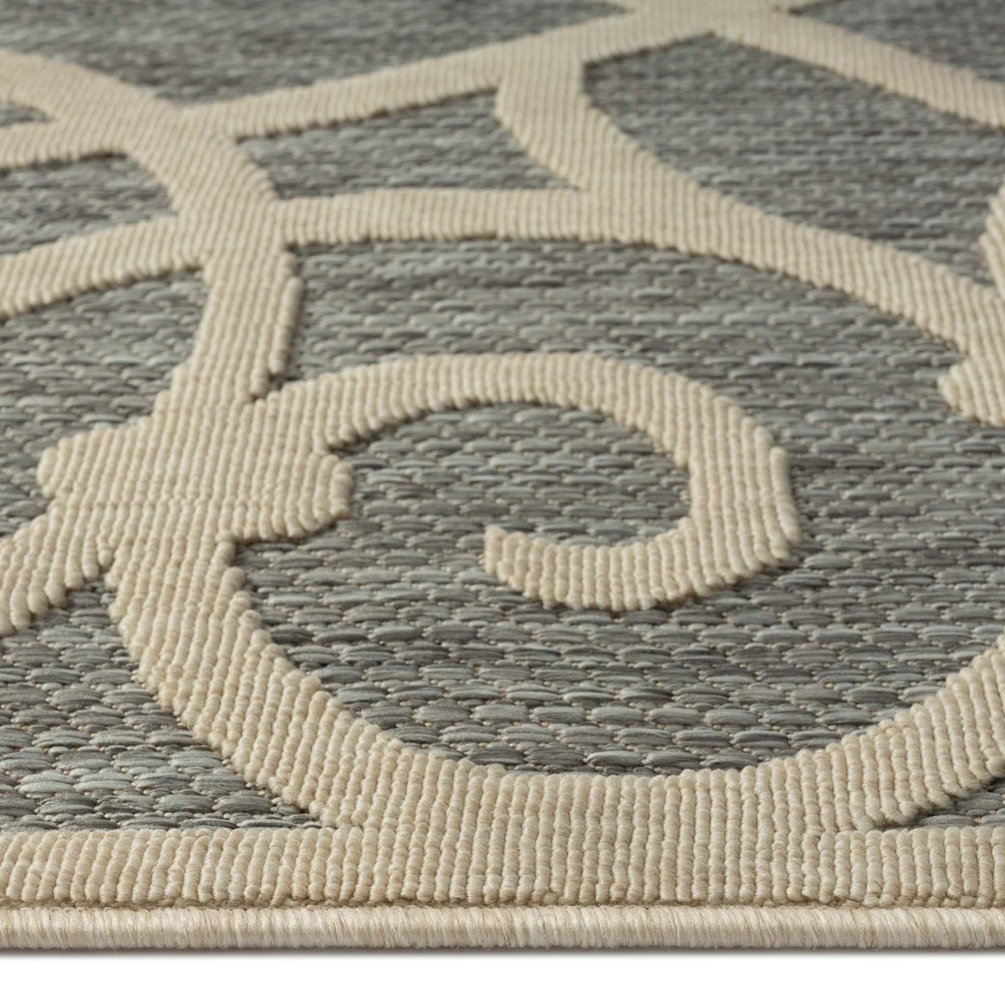 Buy Alpha Outdoor Rug - Grey - 200x290 discounted | Products On Sale Australia