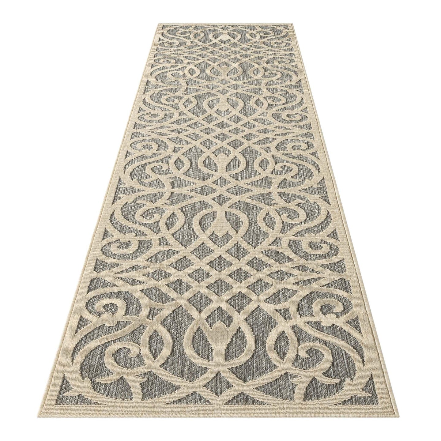 Buy Alpha Outdoor Rug - Grey - 200x290 discounted | Products On Sale Australia