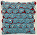 Buy Amelie Aqua Blue & Red 3D Texture Cushion Cover discounted | Products On Sale Australia