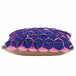 Buy Amelie Royal Blue & Pink Felt Petals Cushion Cover discounted | Products On Sale Australia