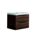 Buy Ancona wall hung bathroom vanity 600mm Rose wood discounted | Products On Sale Australia