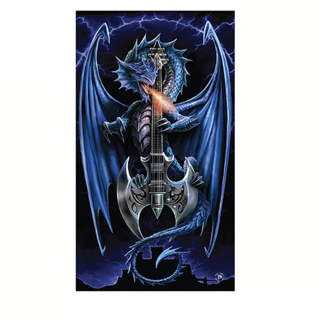 Buy Anne Stokes Power Chord Beach Towel discounted | Products On Sale Australia