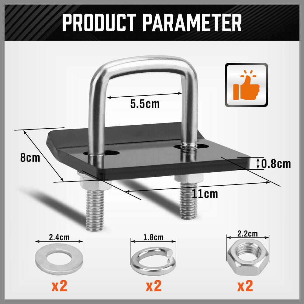 Buy Anti Rattle Tow Bar Hitch Tongue Stabilizer Tightener Bracket Caravan Trailer discounted | Products On Sale Australia