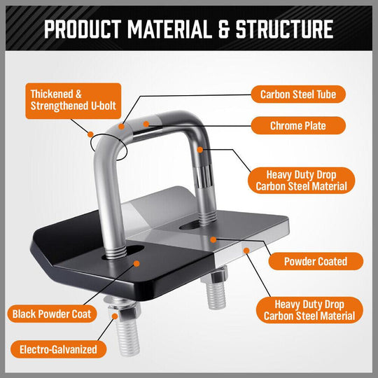 Buy Anti Rattle Tow Bar Hitch Tongue Stabilizer Tightener Bracket Caravan Trailer discounted | Products On Sale Australia