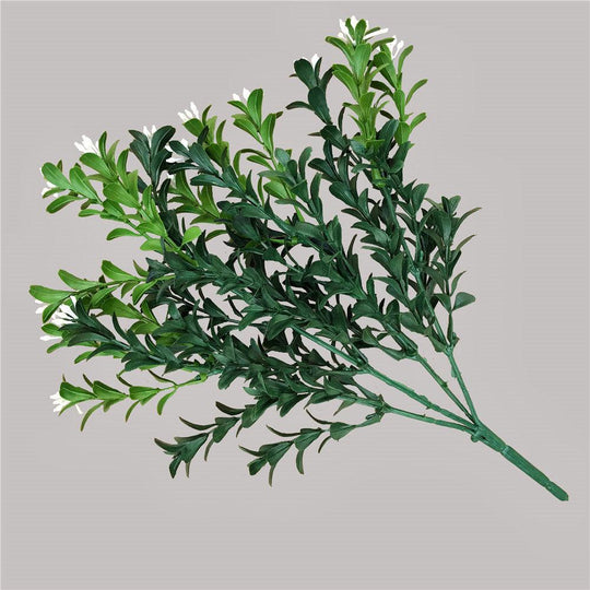Buy Artificial Flowering Boxwood Stem 30cm discounted | Products On Sale Australia