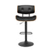 Buy Artiss 2x Bar Stools Gas Lift Leather All Black discounted | Products On Sale Australia