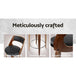 Buy Artiss 2x Bar Stools Swivel Leather Chair 76cm discounted | Products On Sale Australia