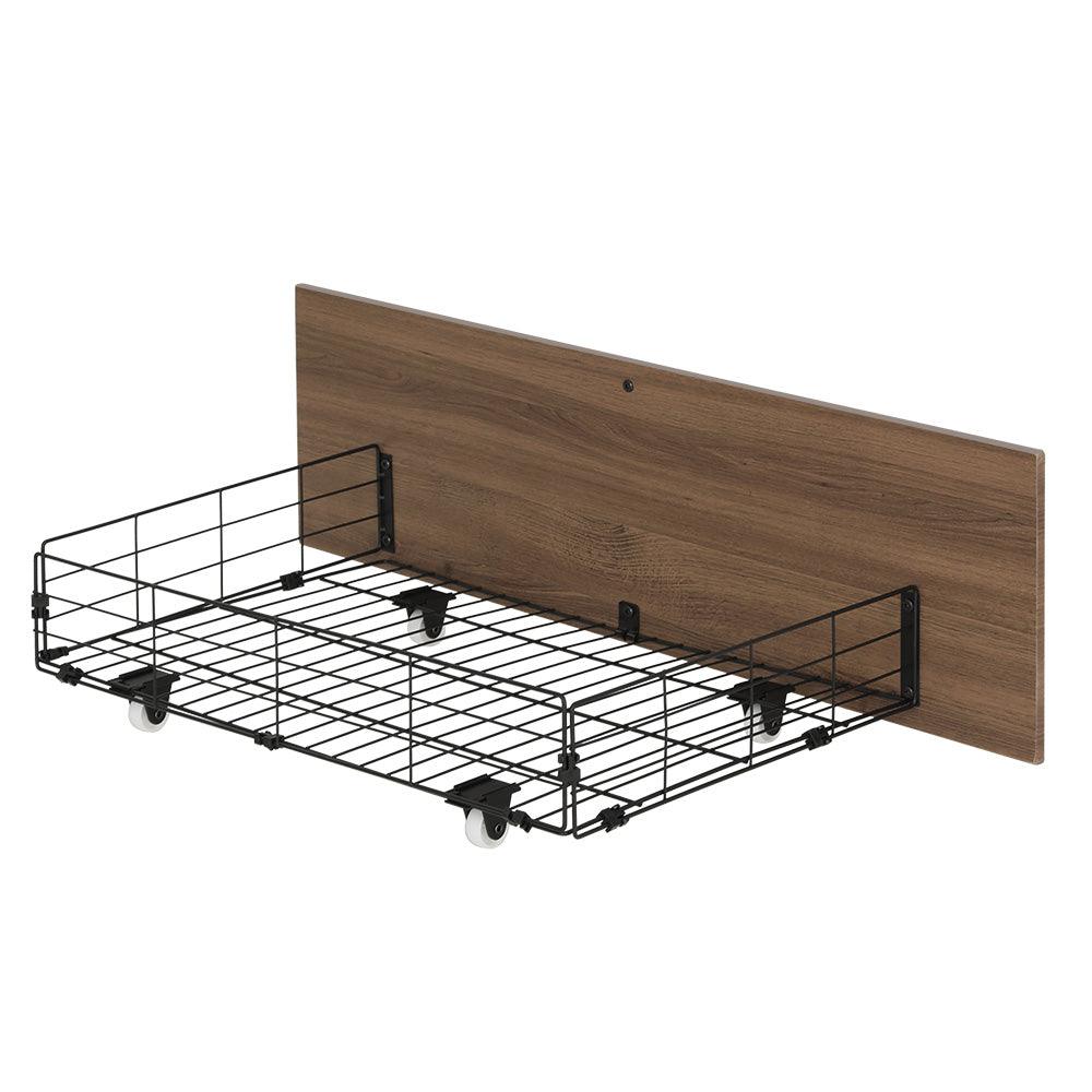 Buy Artiss 2x Bed Frame Storage Drawers Trundle Black discounted | Products On Sale Australia