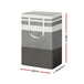 Buy Artiss 2X Laundry Basket Hamper Foldable White Grey discounted | Products On Sale Australia