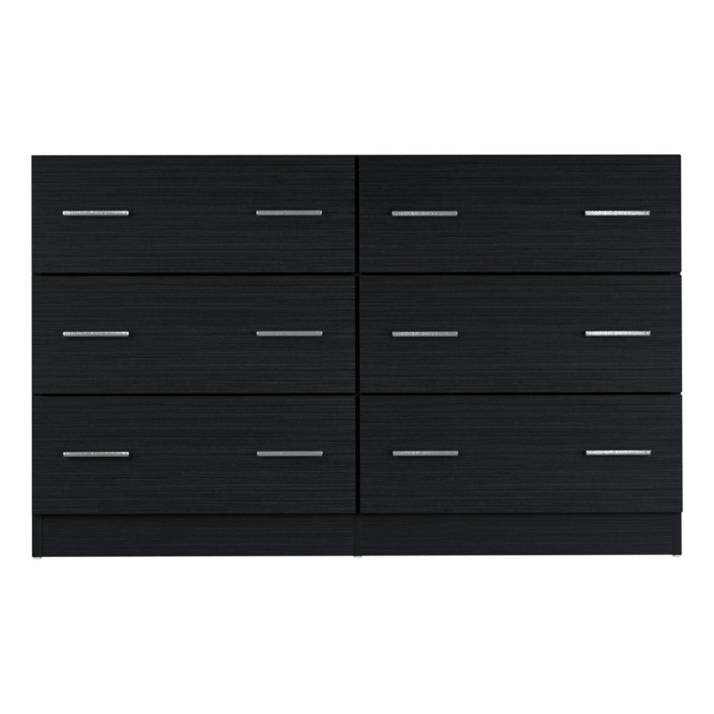 Buy Artiss 6 Chest of Drawers - VEDA Black discounted | Products On Sale Australia