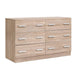 Buy Artiss 6 Chest of Drawers - VEDA Pine discounted | Products On Sale Australia