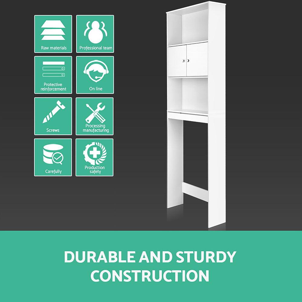 Buy Artiss Bathroom Cabinet Over the Toilet Storage Shelf discounted | Products On Sale Australia