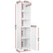 Buy Artiss Bathroom Cabinet Storage 160cm White discounted | Products On Sale Australia