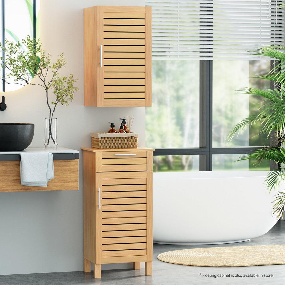 Buy Artiss Bathroom Storage Cabinet 70cm Medicine 2 Tier Shelf Wall Mounted JILL discounted | Products On Sale Australia