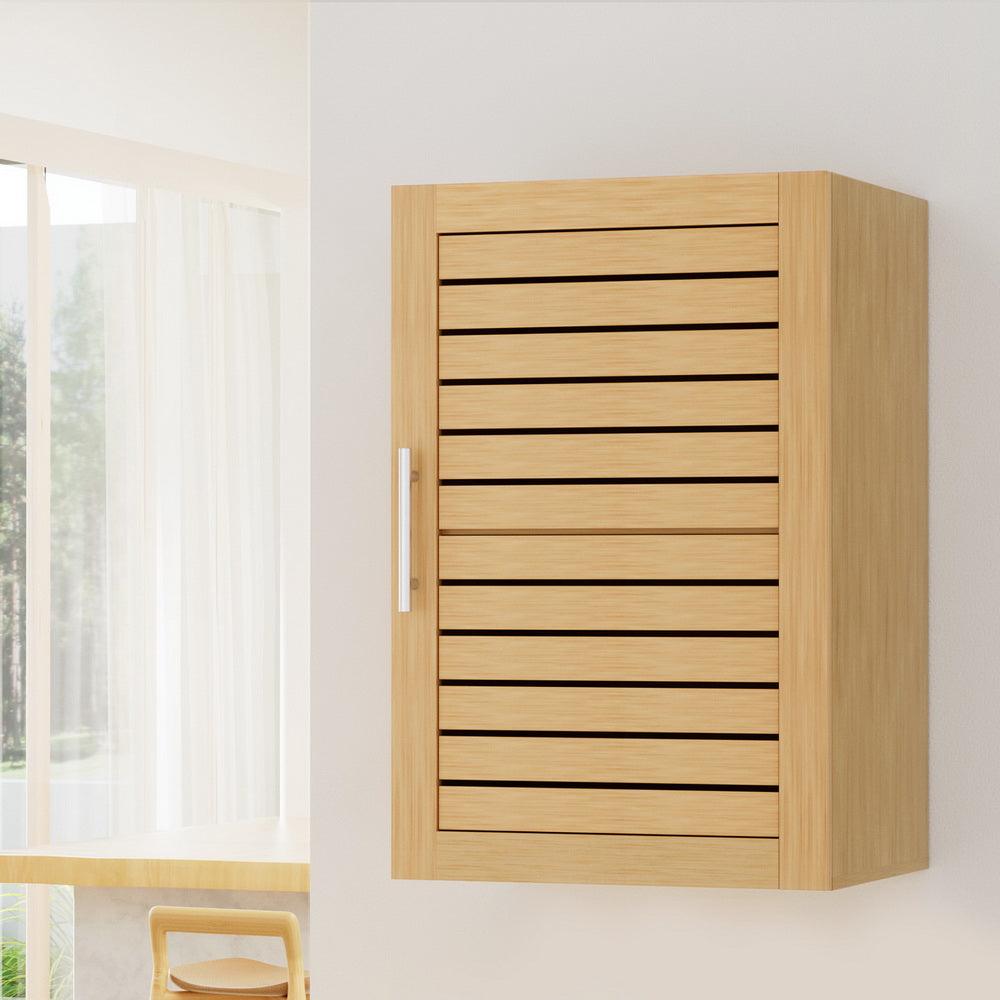 Buy Artiss Bathroom Storage Cabinet 70cm Medicine 2 Tier Shelf Wall Mounted JILL discounted | Products On Sale Australia