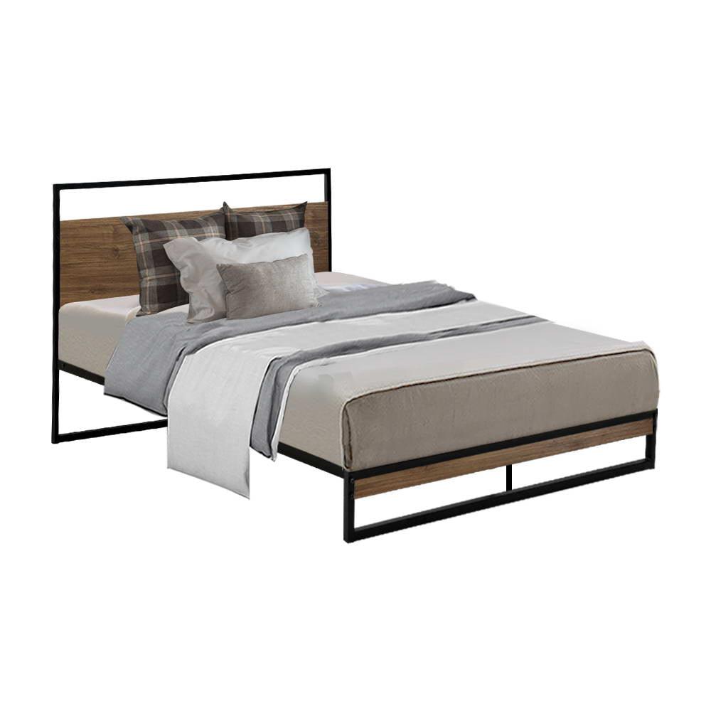 Buy Artiss Bed Frame Metal Frame DANE - King Single discounted | Products On Sale Australia