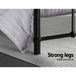 Buy Artiss Bed Frame Metal Frames LEO - King Single(Black) discounted | Products On Sale Australia