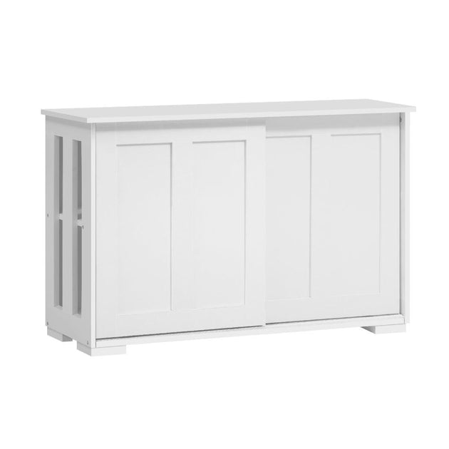 Artiss Buffet Sideboard Sliding Doors - SERA White Products On Sale Australia | Furniture > Living Room Category