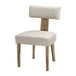 Buy Artiss Dining Chairs Set of 2 Linen Fabric Wooden Beige discounted | Products On Sale Australia