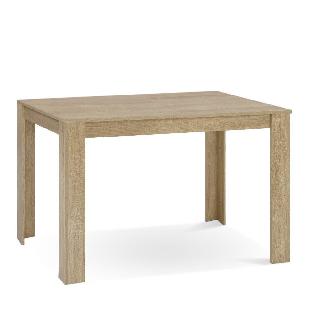 Buy Artiss Dining Table Rectangular 4 Seater 120CM Oak Natu discounted | Products On Sale Australia