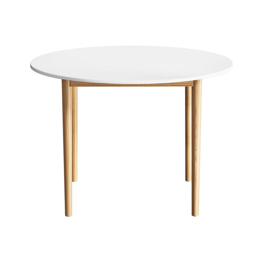 Buy Artiss Dining Table Round White 108CM Diameter Demi discounted | Products On Sale Australia