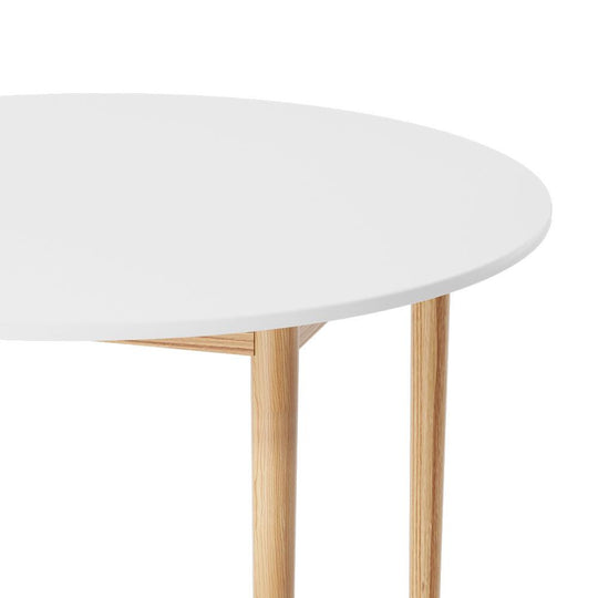 Buy Artiss Dining Table Round White 108CM Diameter Demi discounted | Products On Sale Australia